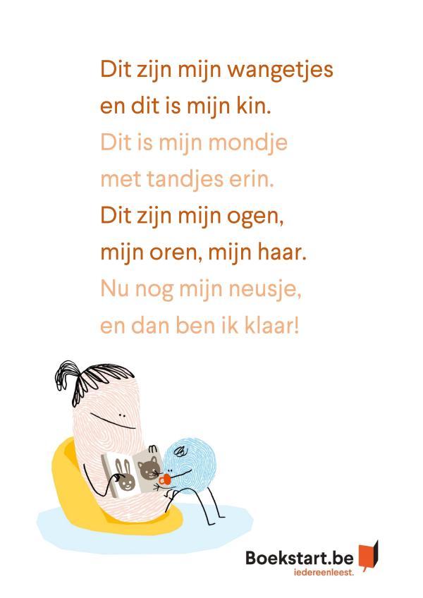 Versje Dit zijn mijn wangetjes