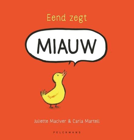 Cover van Eend zegt miauw